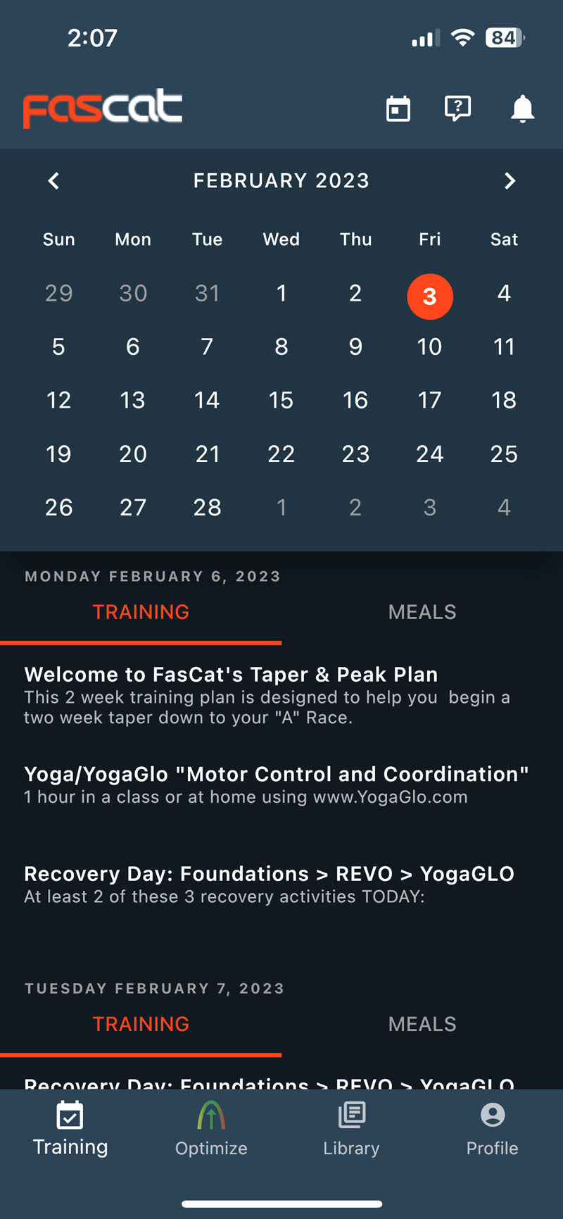 2 Week Taper Plan - New