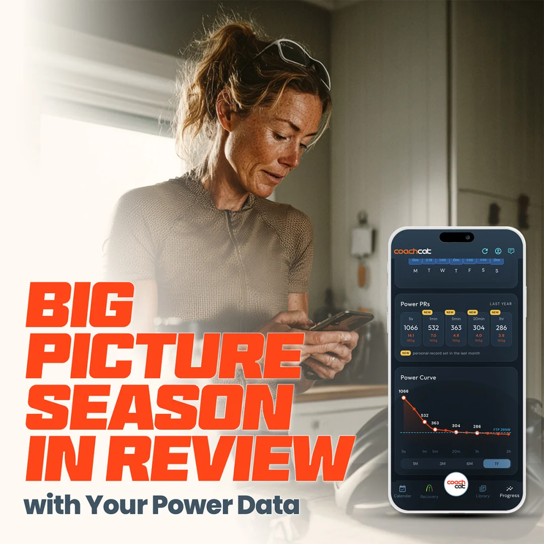 Big picture season in review with your power data
